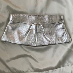 Lauren Merkin Silver Clutch